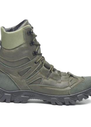 Тактичні зимові берці темна олива армійські черевики військові...