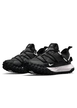 Мужские кроссовки nike acg mountain fly low black white