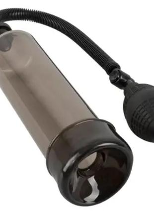 Вакуумна помпа для збільшення пеніса bang bang (чорна) для пос...