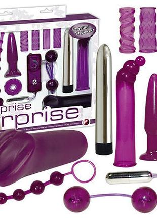 Вибронабор інтимних іграшок 9 шт в комплекті, набір іграшок са...