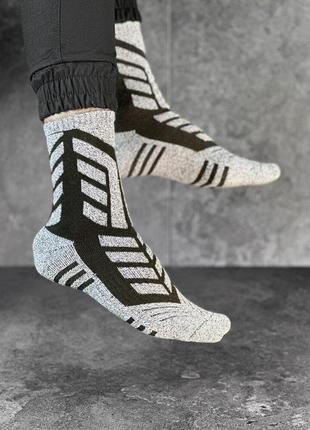 Термо шкарпетки сірі - олива