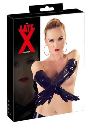 Рукавички чорні latex