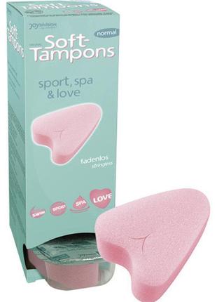 Тампони для сексу в критичні дні soft-tampons normal 10 шт