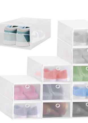 Органайзер (коробка) для взуття 31 x 21.5 x 12.5 см springos h...3 фото