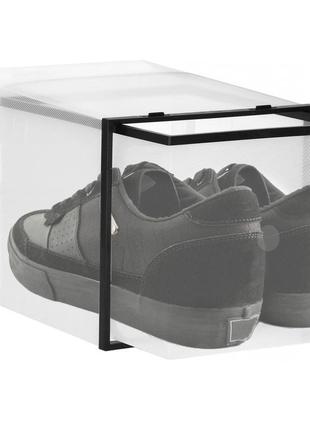 Органайзер (коробка) для взуття 20.5 x 28.5 x 20 см springos h...6 фото