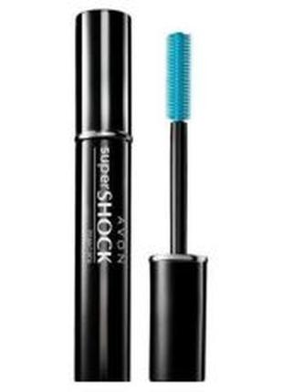 Тушь super shock avon черная