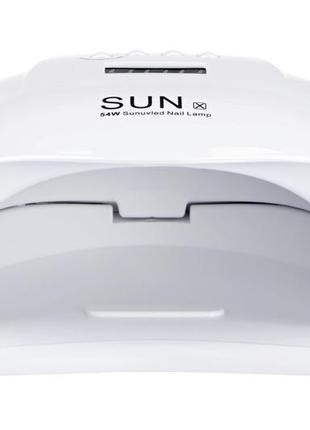 Лампа sun x54 white 54w uv/led для полімеризації white (5502)3 фото