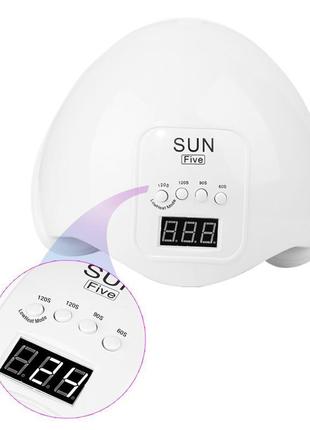 Уф лампа для гель-лаку sun five led uv lamp 48 w для полімериз...3 фото