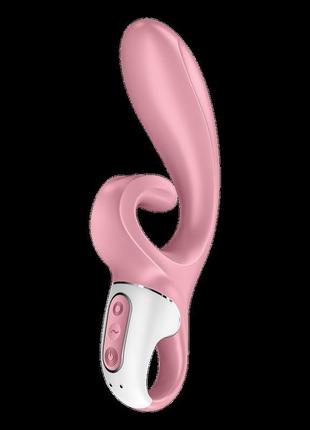 Смарт вібратор satisfyer hug me pink