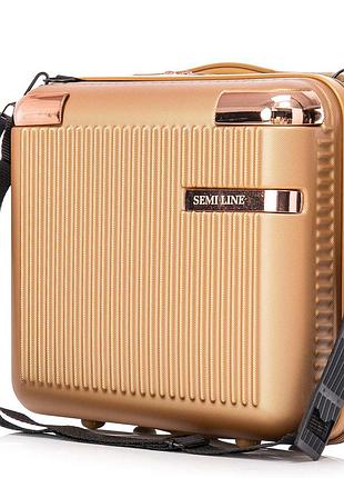 Бьюті-кейс semi line 16l gold (t5663-2)