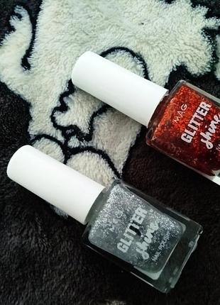 Лаки с блёстками глиттер