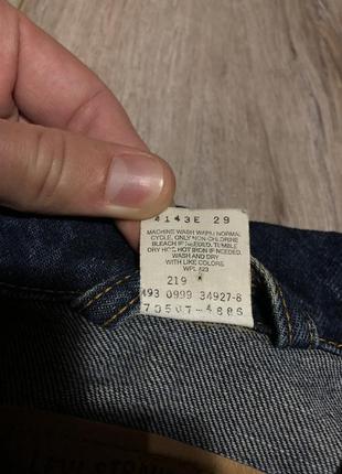 Мужская джинсовая levi’s6 фото