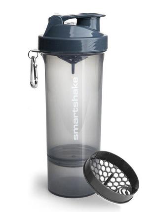 Шейкер спортивний smartshake slim 500ml gray