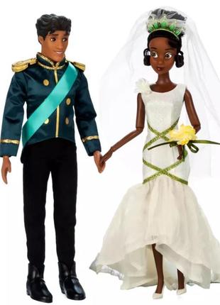 Тіана та навін набір ляльок весілля дисней — принцеса та жаба tiana and naveen wedding doll set