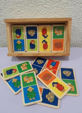 Настільна гра доміно paddington  traditional wooden toys