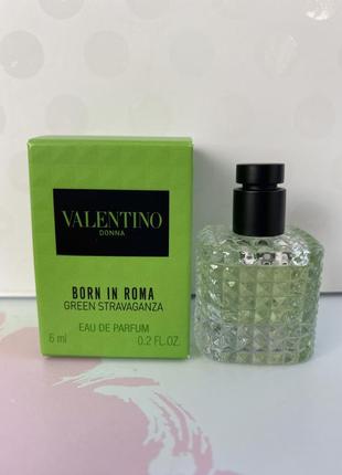 Valentino born in roma donna green eau de parfum 6ml мініатюра