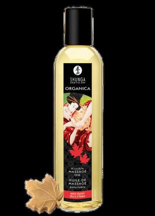 Органічна масажна олія shunga organic massage oil maple deligh...