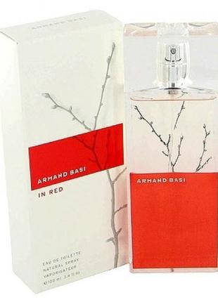 Armand basi in red red&white; edt 100 ml (лиц.) aiw w