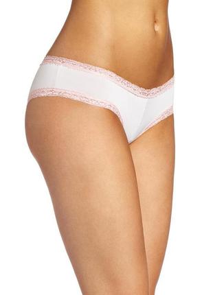 Еротичні трусики white-pink microfiber lace boyshorts від baci...