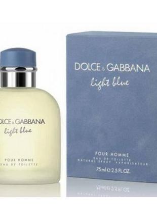 Dolce gabbana light blue pour homme edt 125 ml (лиц.) aiw w1 фото