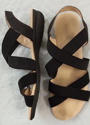 Босоножки.эко женские кожа.резина.