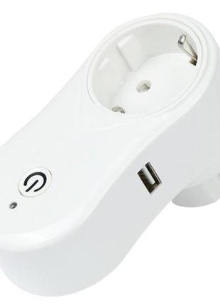 Розумна розетка з wi-fi керуванням socket j2 10a (4981) aiw 340