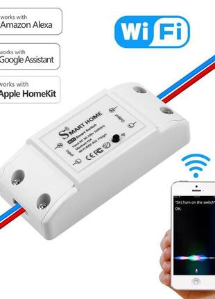 Безпровідний wifi вмикач/вимикач smart home 220v 10a/2200w (49...