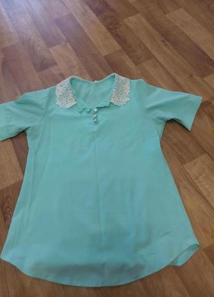 Блуза з коротким рукавом3 фото