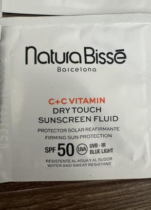 Солнцезащитный флюид для лица natura bisse c+c vitamin dry touch spf 50