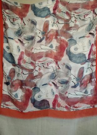 Широкий шарф