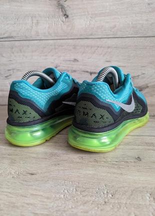 Кросcовки б/у найк nike air max 2014 teal flash lime 38 р 24.5 см5 фото