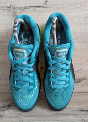 Кросcовки б/у найк nike air max 2014 teal flash lime 38 р 24.5 см3 фото