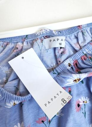 Цветочная блуза papaya 16/2xl5 фото