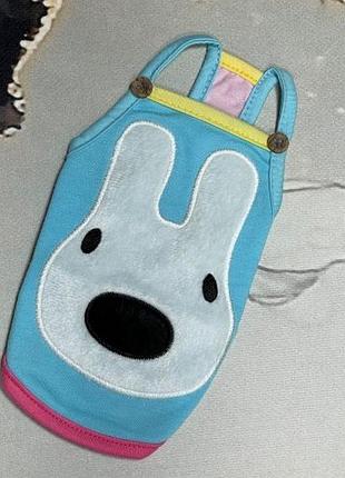 Майка для собак abby abby "заяц" голубой