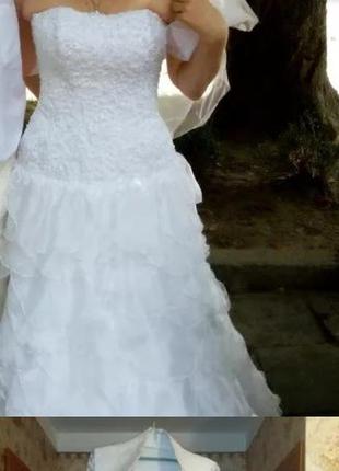 Весільна сукня із болеро у подарунок1 фото