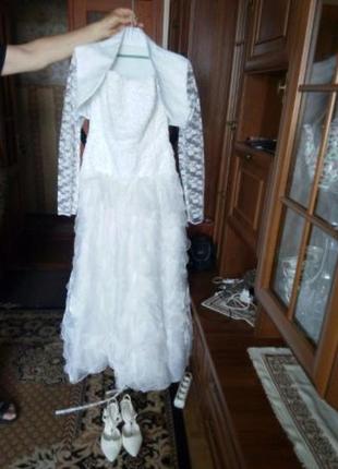 Весільна сукня із болеро у подарунок2 фото