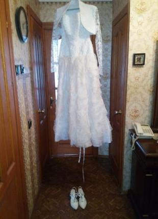 Весільна сукня із болеро у подарунок8 фото