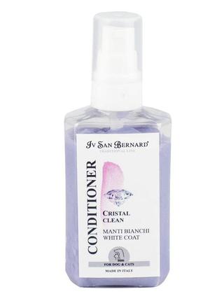 Iv san bernard traditional кондиціонер для собак і котів cristal clean для білої шерсті 100 мл