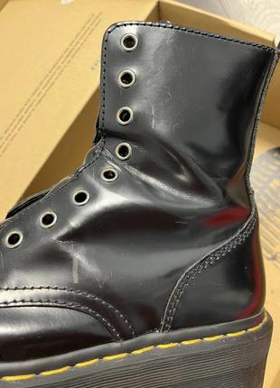 Черевики dr. martens — black polished smooth5 фото