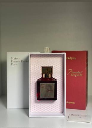 Парфюм maison francis kurkdjian paris baccarat rouge 540 women