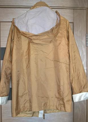 Легкая женская спортивная куртка дождевик,48 г.3 фото