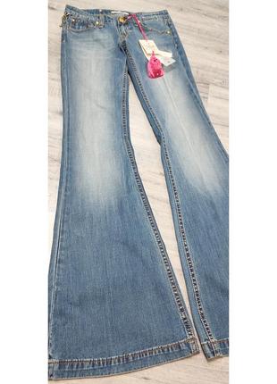 Новые фирменные джинсы клеш палаццо брюки штаны8 фото