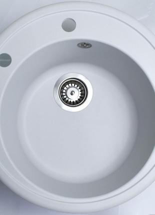 Кухонна мийка adamant sun 510 white