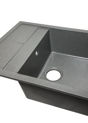 Мийка кухона vector alia 65*50 (см) темна-сіра