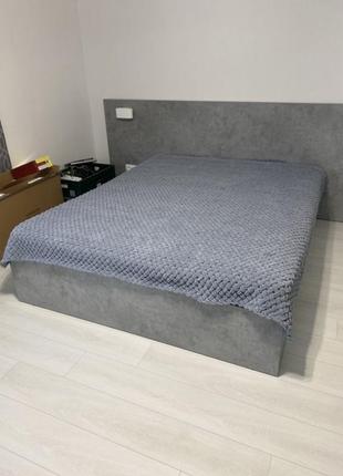 Плюшевий плед, на 180 220 покривало, ковдра, фотозона ручна робота