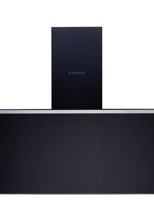 Витяжка декоративна похила minola hvs 6222 bl/inox 700 led