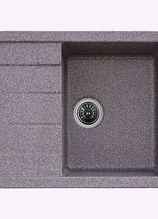 Гранітна мийка platinum 65*50 мікс(прямокутна)