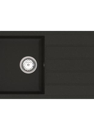 Кварцова мийка vankor easy emp 02.76 (76*44*17)black
