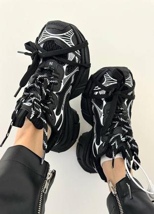 Жіночі кросівки balenciaga 3xl black / white premium5 фото