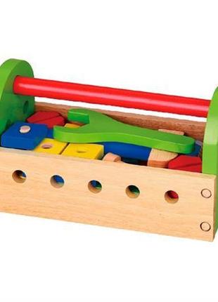Дерев'яний ігровий набір viga toys ящик з інструментами (50494)